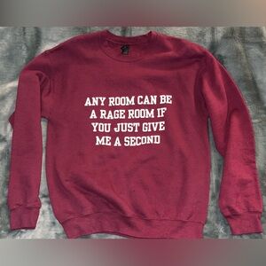 Unisex Crewneck Sweater “Rage Room”